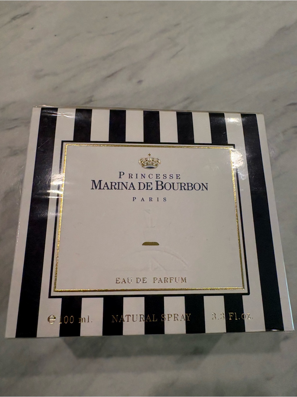 Princesse Marina De Bourbon Eau De Parfum  Black  White Box